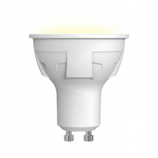 Лампа светодиодная (UL-00001662) Uniel GU10 6W 3000K матовая LED-JCDR-6W/WW/GU10/FR PLP01WH