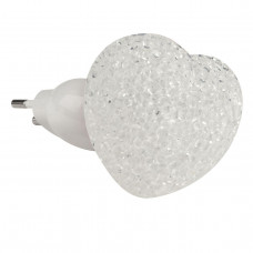 Настенный светодиодный светильник (10332) Uniel DTL-309-Сердечко/White/1LED/0,1W