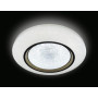 Потолочный светодиодный светильник Ambrella light Orbital Crystal Sand FS1233 WH/SD 48W D390