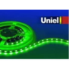 Светодиодная лента (04816) Uniel 14,4W/m 60LED/m 5050SMD зеленый 5M ULS-5050-60LED/m-10mm-IP20-DC12V-14,4W/m-5M-GREEN