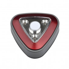 Настенный светодиодный светильник Uniel Пушлайт DTL-356 Треугольник/Red/3LED/3AAA UL-00001987