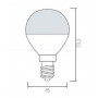 Лампа светодиодная Horoz Electric HL4380L E14 6Вт 6400K HRZ00000042