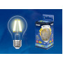 Лампа светодиодная филаментная Uniel E27 7W 3000K прозрачная LED-A60-7W/WW/E27/CL/MB GLM10TR UL-00002366