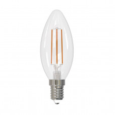 Лампа светодиодная филаментная Uniel E14 9W 3000K прозрачная LED-C35-9W/3000K/E14/CL PLS02WH UL-00005160